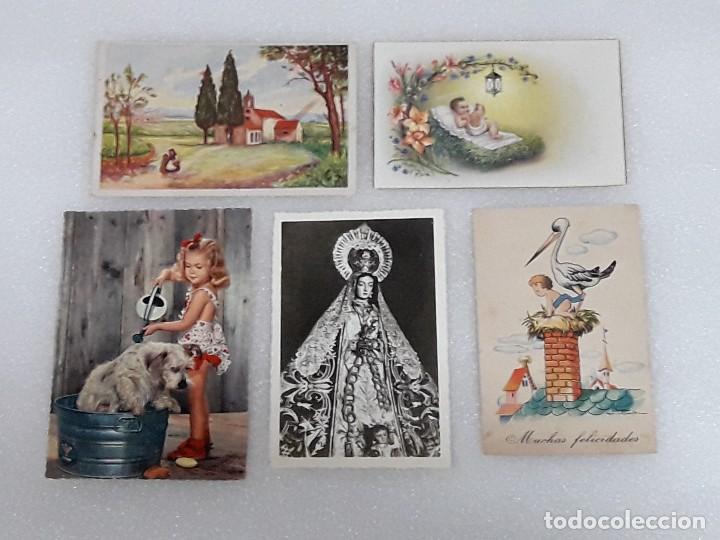 Postales: LOTE 5 ANTIGUAS POSTALES SIN CIRCULAR - Foto 1