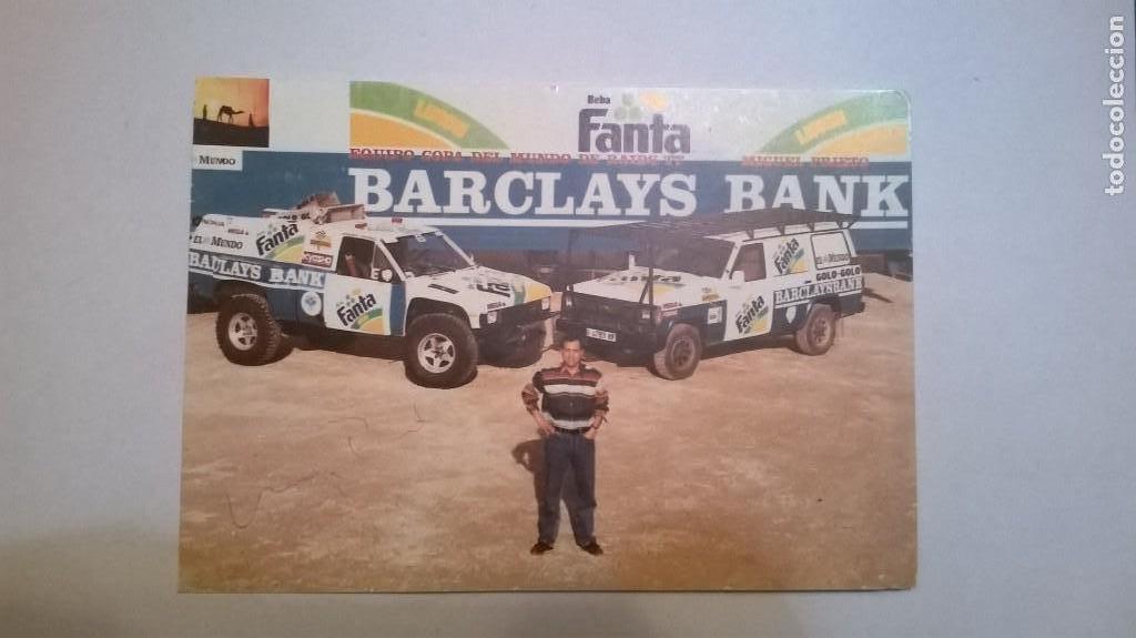 Postales: Postal miguel prieto paris dakar 1994 - Foto 1
