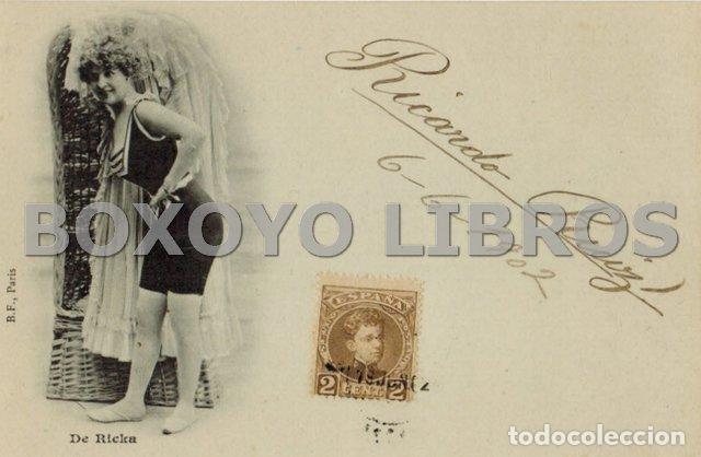 Postales: Tarjeta postal De Ricka. Escrita, anverso y reverso, y circulada en 1902