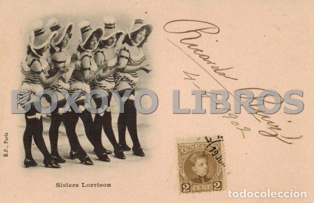 Postales: Tarjeta Postal Sisters Lorrison. Escrita, anverso y reverso, y circulada en 1902