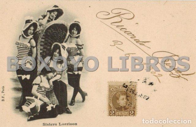 Postales: Tarjeta Postal Sisters Lorrison. Escrita, anverso y reverso, y circulada en 1902