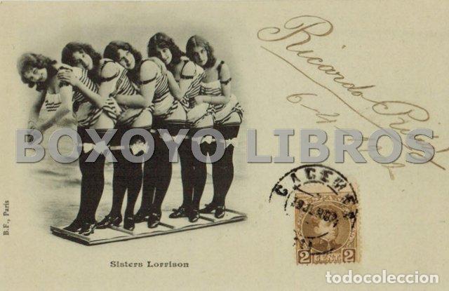 Postales: Tarjeta Postal Sisters Lorrison. Escrita, anverso y reverso, y circulada en 1902