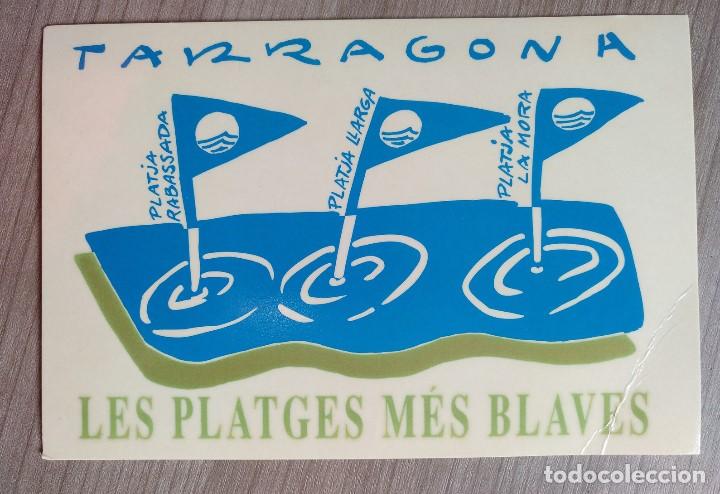 Postales: Postal tarragona - les platges mes blaves - Foto 1