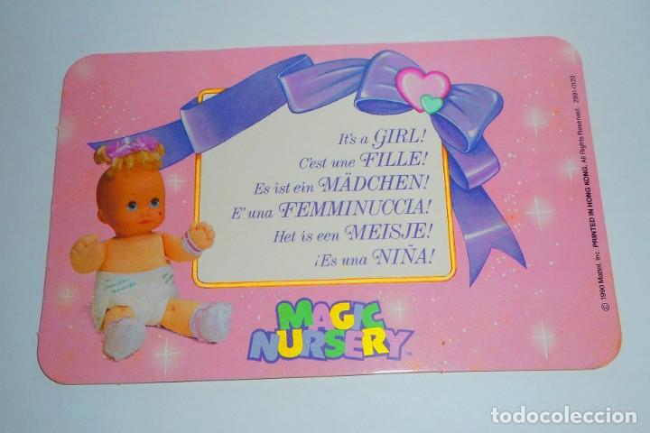 Postales: TARJETA POSTAL MU&Ntilde;ECA MAGIC NURSERY 1990 MATTEL - Foto 1