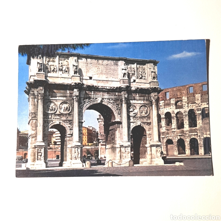 Postales: (PST-01) POSTAL NESCRITA - N&deg;206. ROMA. ARCO DE CONSTANTINE - Foto 1