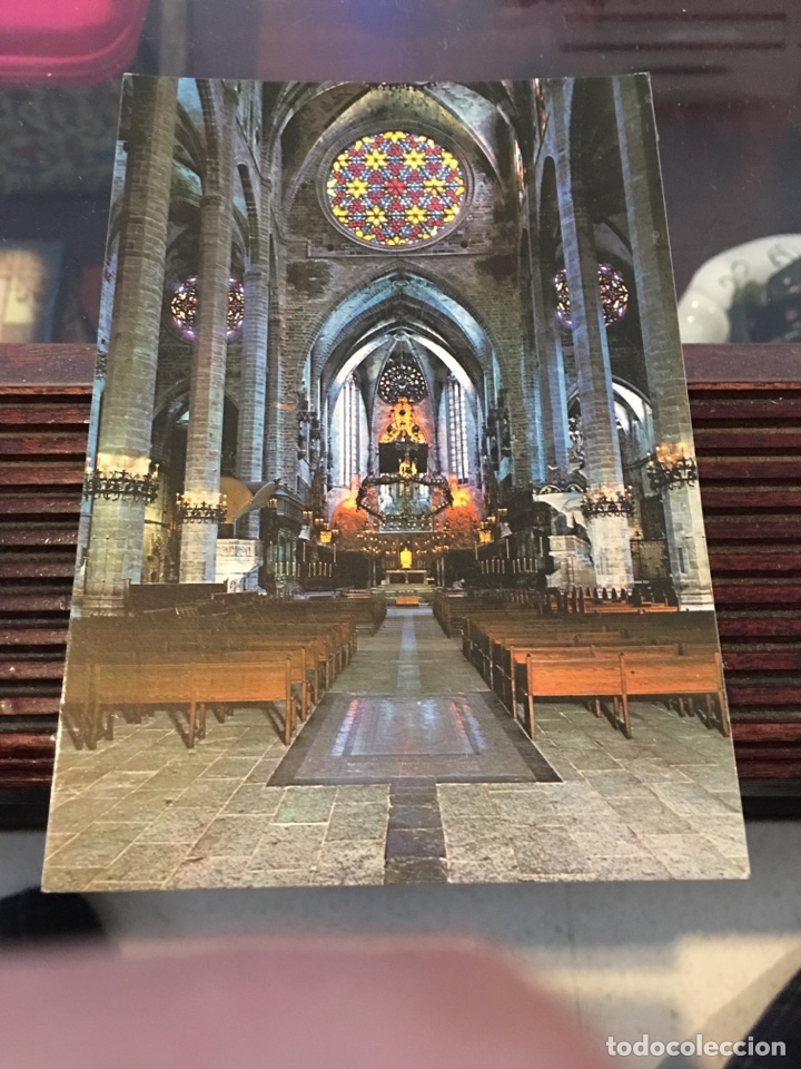 Postales: Mallorca Palma interior de la catedral - Foto 1