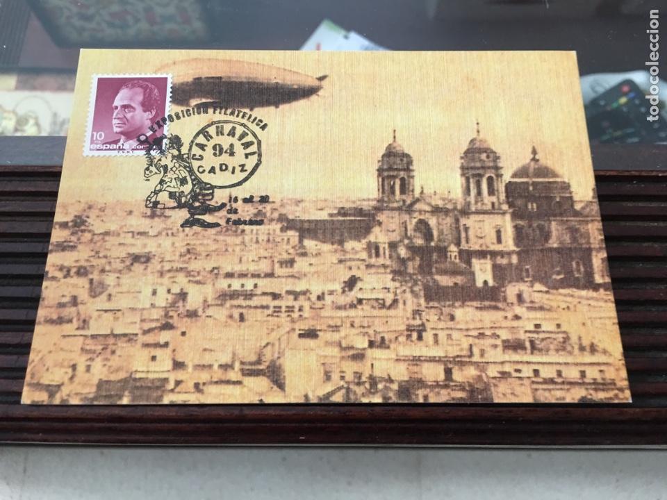 Postales: El gran Zeppelin sobrevolando C&aacute;diz - Foto 1