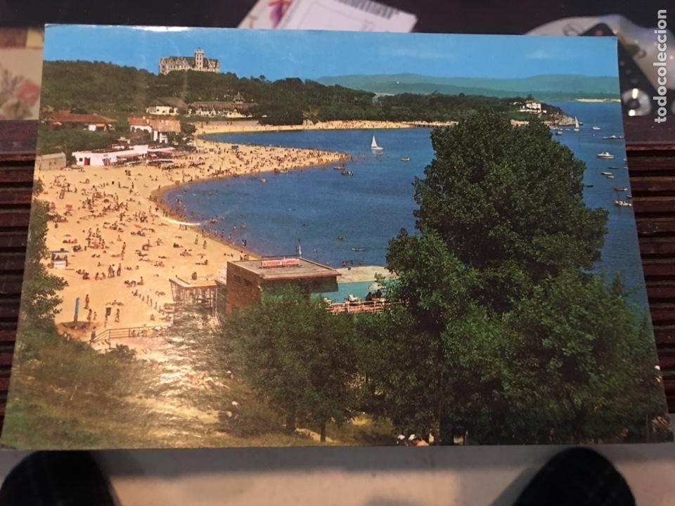 Postales: Santander playa de la Magdalena - Foto 1