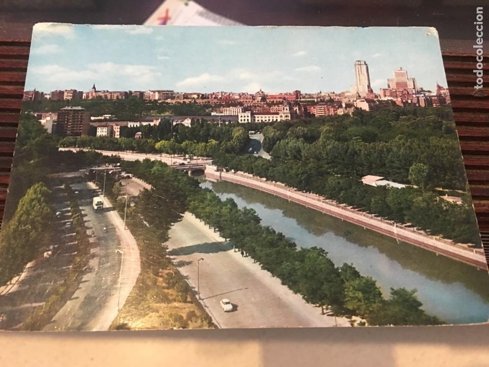 Postales: Madrid perpectiva del Manzanares - Foto 1