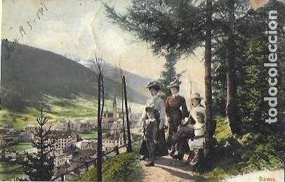 Postales: P- 8985. POSTAL ILUSTRADA, DAVOS. 1907. - Foto 1