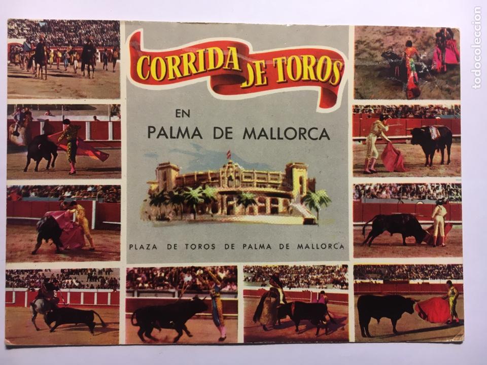 Postales: postal CORRIDA DE TOROS EN PALMA DE MALLORCA 1963 - Foto 1