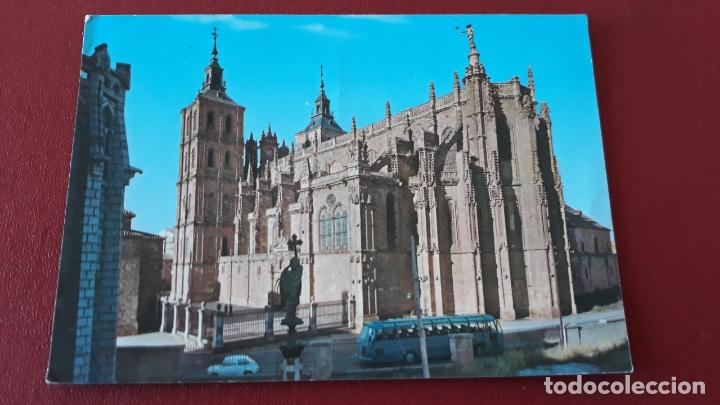 Postales: POSTAL ASTORGA LEON LA CATEDRAL - Foto 1