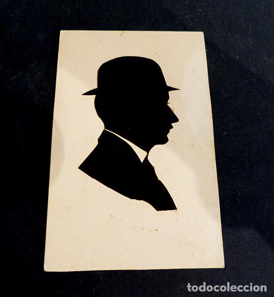 Postales: Postal de hombre silueteado - Foto 1