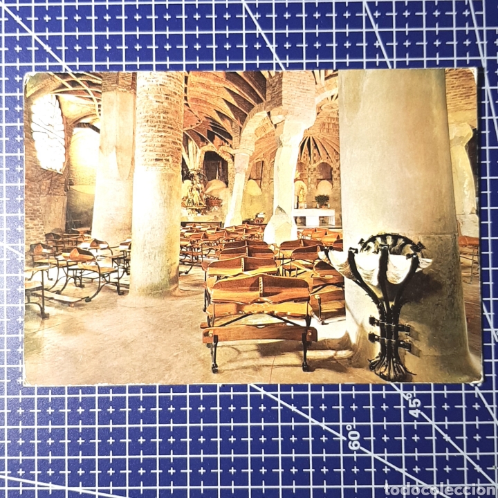 Postales: (PST-01) TARJETA POSTAL NESCRITA - N&deg;20087. GAUDI. SANTA COLOMA DE CERVELLO