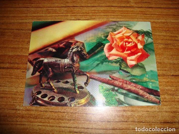 (ALB-TC-51) POSTAL TEMA FLORES ROSAS SIN CIRCULAR