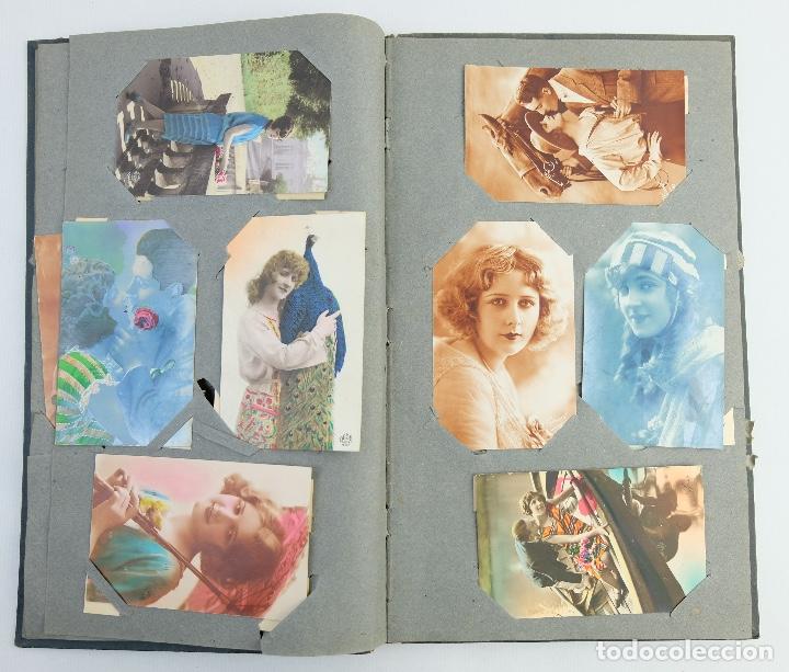 Postales: &Aacute;lbum con 71 postales de cine - Foto 8