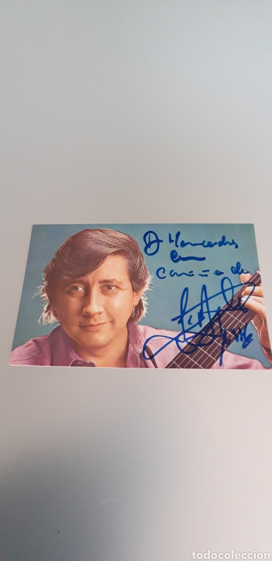 Postales: Postal Luis Aguile Ariola autografo - Foto 1