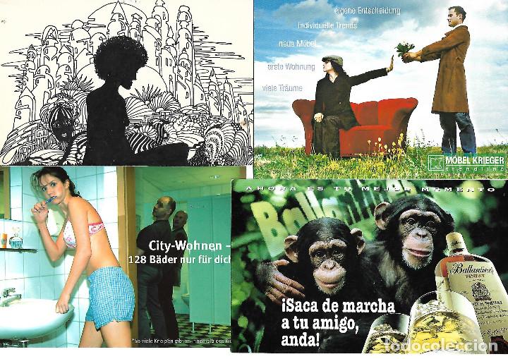 Postales: GRAN COLECCION DE 100 POSTALES DISTINTAS PROPAGANDA NUEVAS - Foto 14