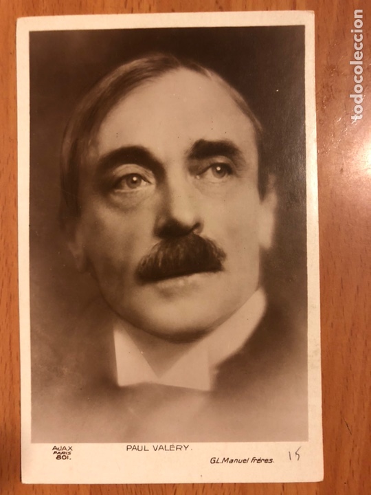 Postales: Tarjeta postal del escritor paul valery - Foto 1