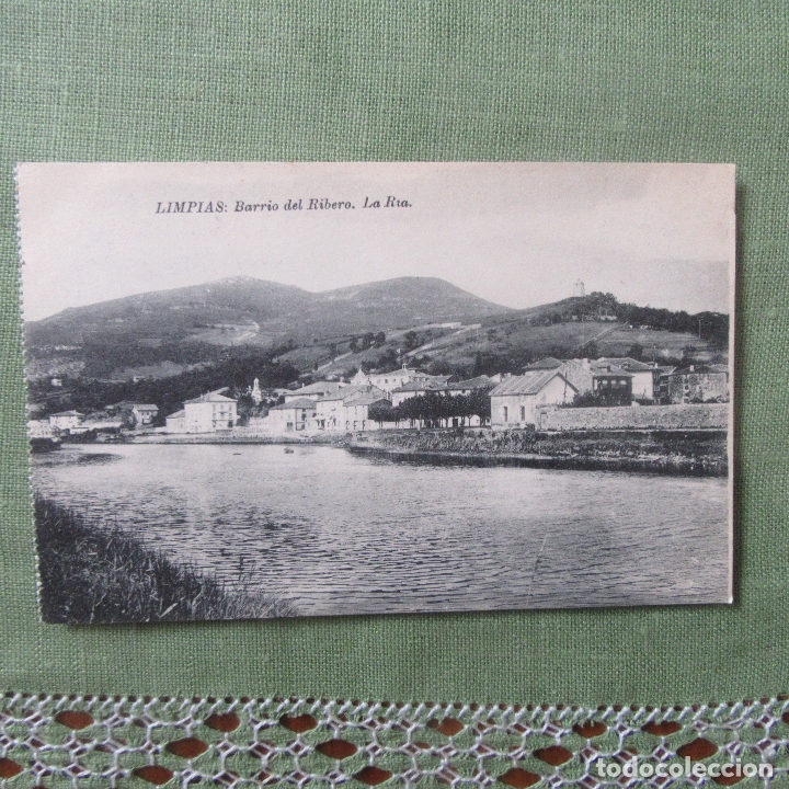 Postales: Antigua postal limpias barrio del ribero - Foto 1