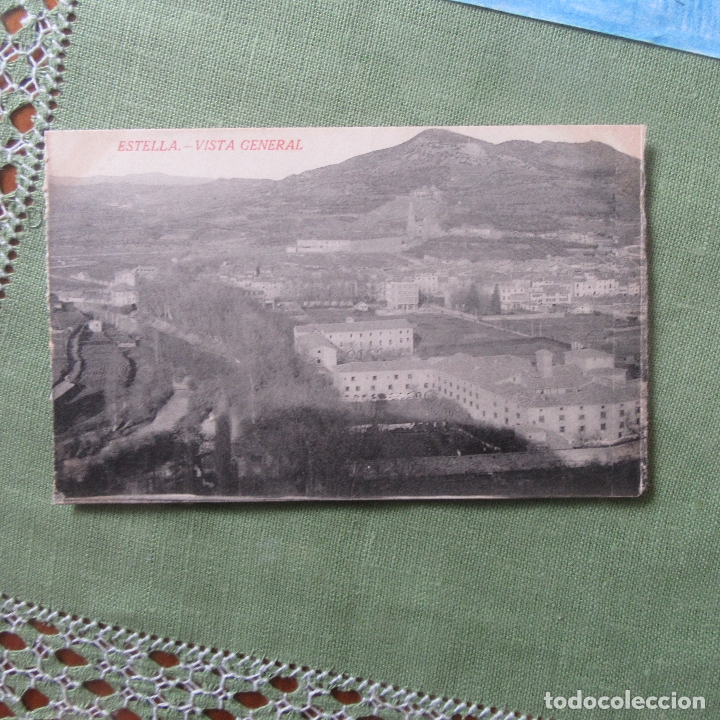 Postales: Antigua postal estella vista general - Foto 1