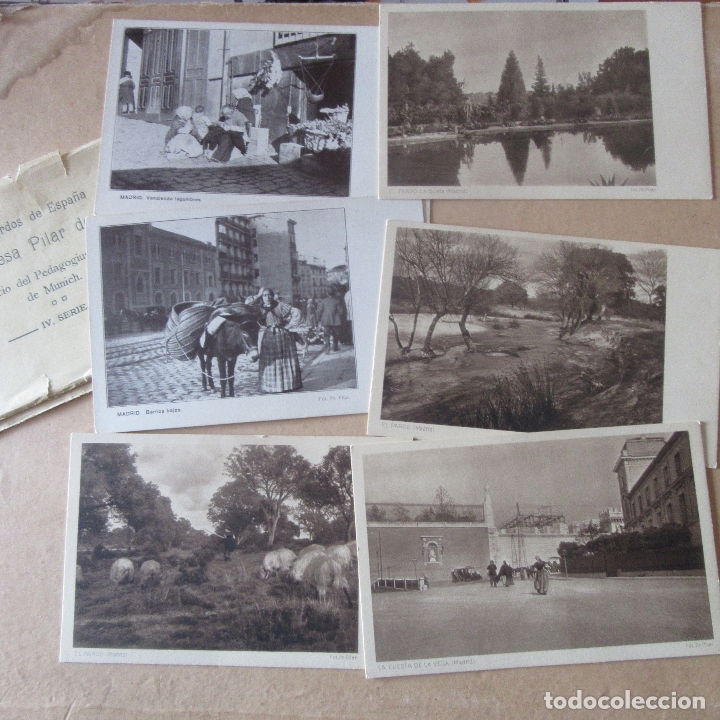 Postales: Lote postales madrid rastro, el pardo - Foto 1