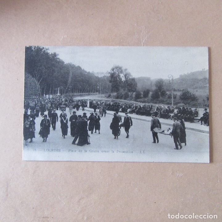 Postales: antigua postal lourdes - Foto 1