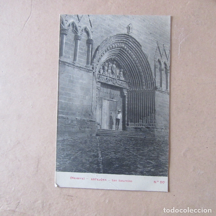 Postales: Antigua postal artajona - Foto 1