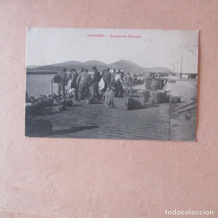 Postales: Antigua postal santo&ntilde;a unica - Foto 1