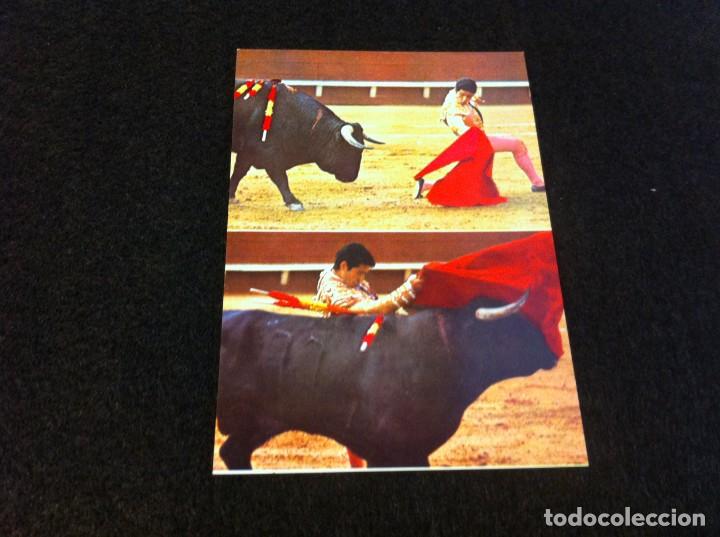 Postales: MIGUEL MATEO MIGUELIN, PLAZA DE VALENCIA, PASE DE RODILLAS....(FOTO BOTAN) NO ESCRITA. 13,5 X 9,5CM