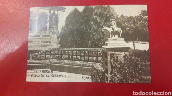 Postales: PA.America Glorieta de Cervantes R.Salas 2 postales