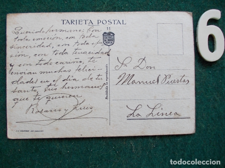 Postales: TARGETA POSTAL ANTIGUA - Foto 2