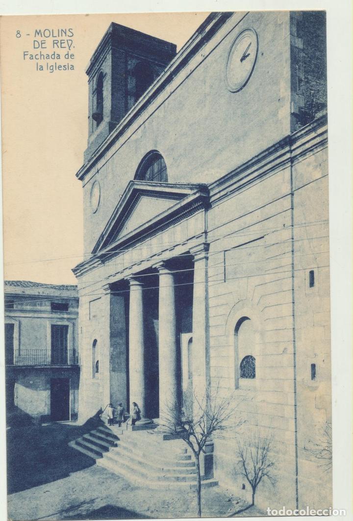 Cartoline: Molins de Rey.- Fachada de la Iglesia. 8
