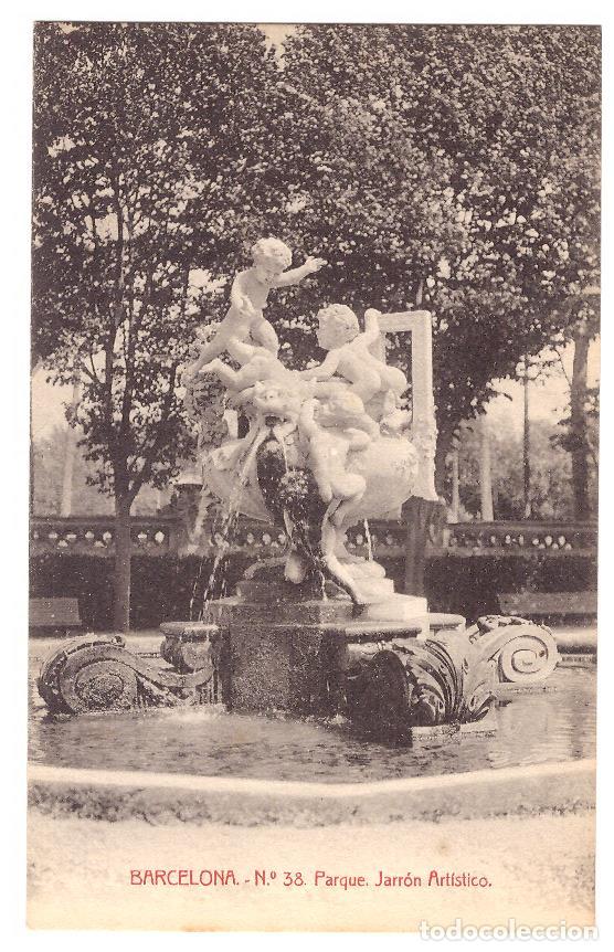 Postales: Barcelona.- Parque. jarr&oacute;n Art&iacute;stico. L. B. n&ordm; 38