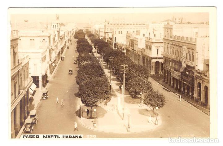 Cartoline: Foto-Postal.- Habana. Paseo Mart&iacute;