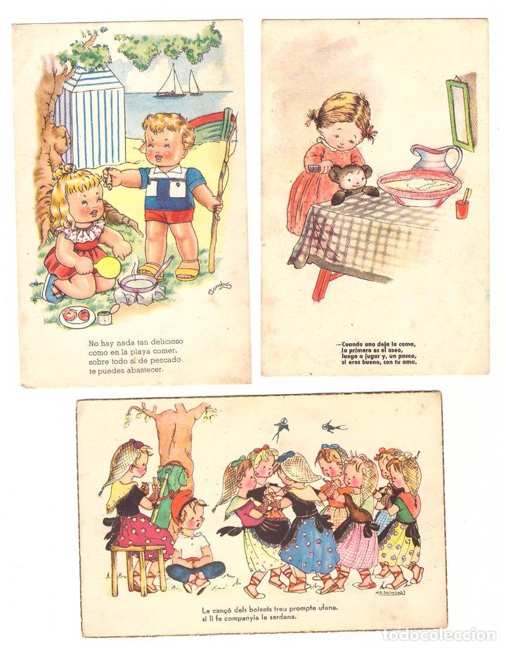 Cartoline: Lote de 3 Postales Espa&ntilde;olas. Fechadas en 1950