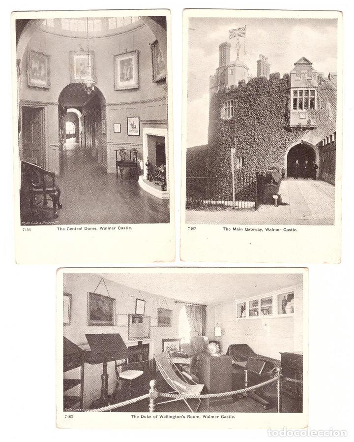 Cartoline: Lote de 3 Postales Inglesas. Walmer Castle