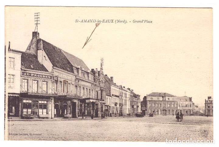 Cartoline: St-Amand-les-Eaux (Nord) .- Grand Place