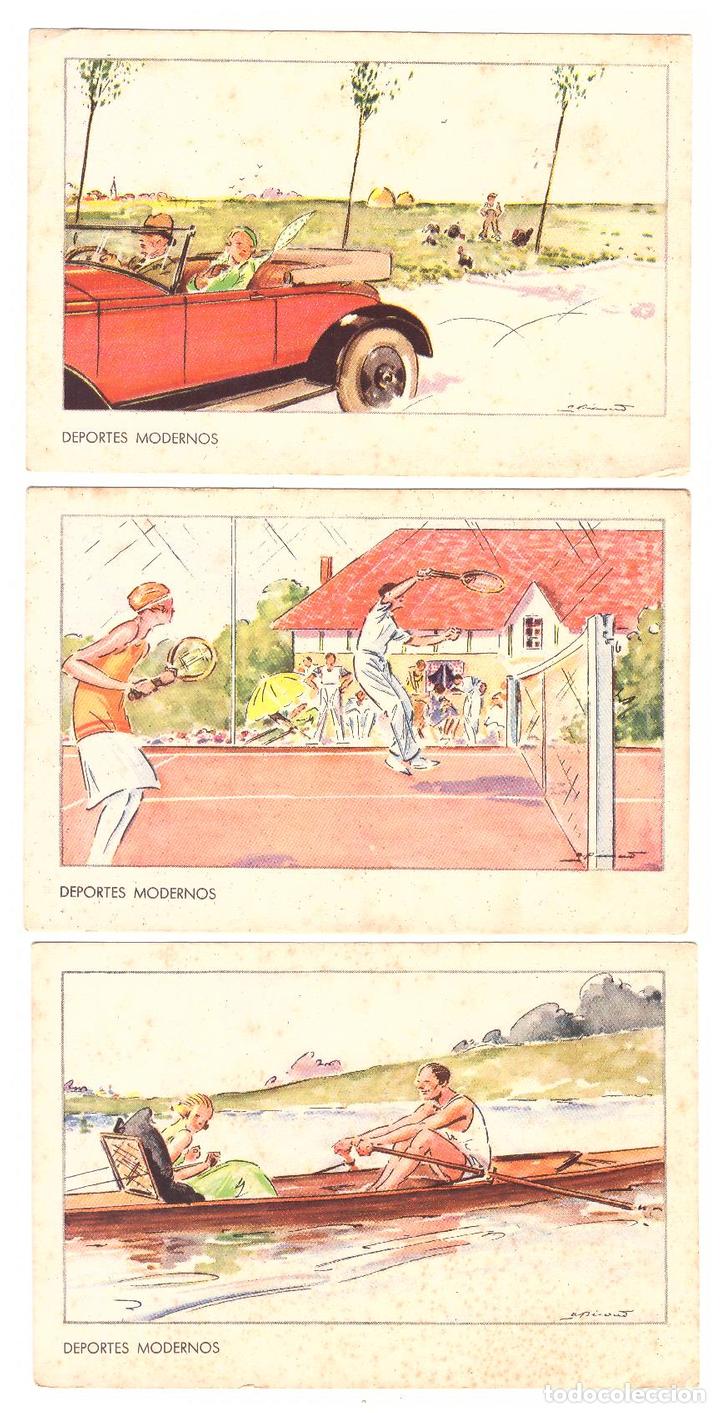 Postales: Deportes Modernos. Lote de Tres Postales