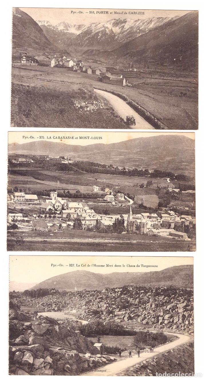 Postales: Lote de 3 Postales Francesas.- Los Pirineos