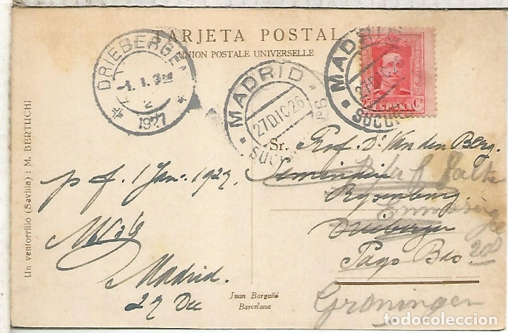 Postales: VENTORRILLO DE SEVILLA POR BERTUCHI ESCRITA - Foto 2