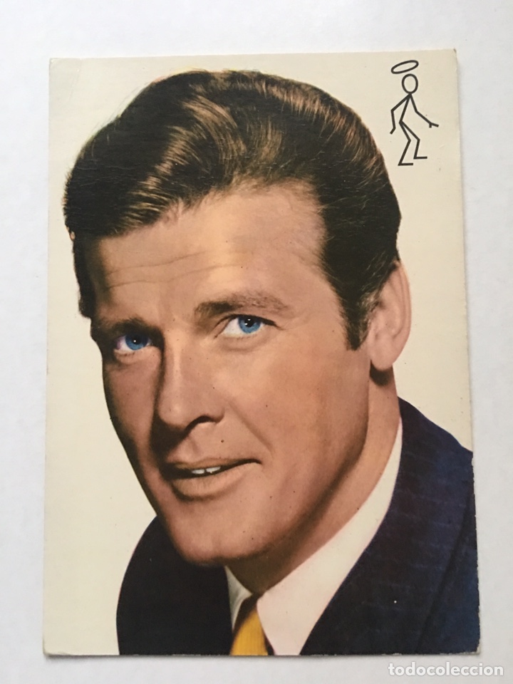 Postales: Postal oscarcolor roger moore circulada - Foto 1
