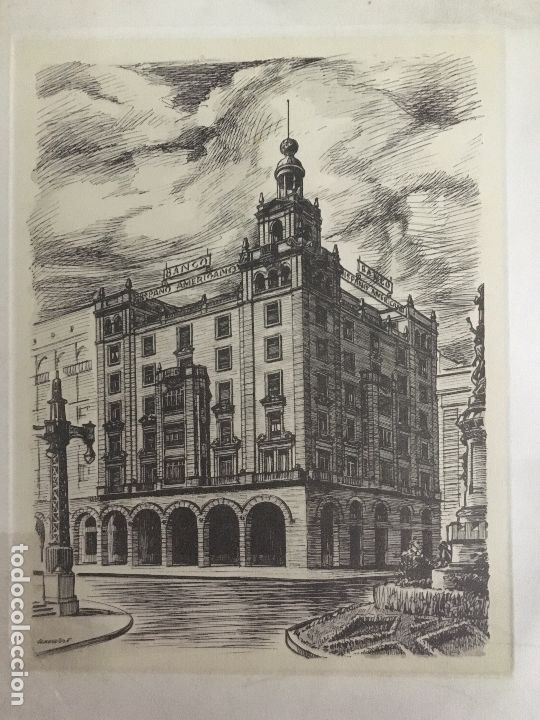 Postales: Lote de tarjetas de banco Bilbao - Foto 1