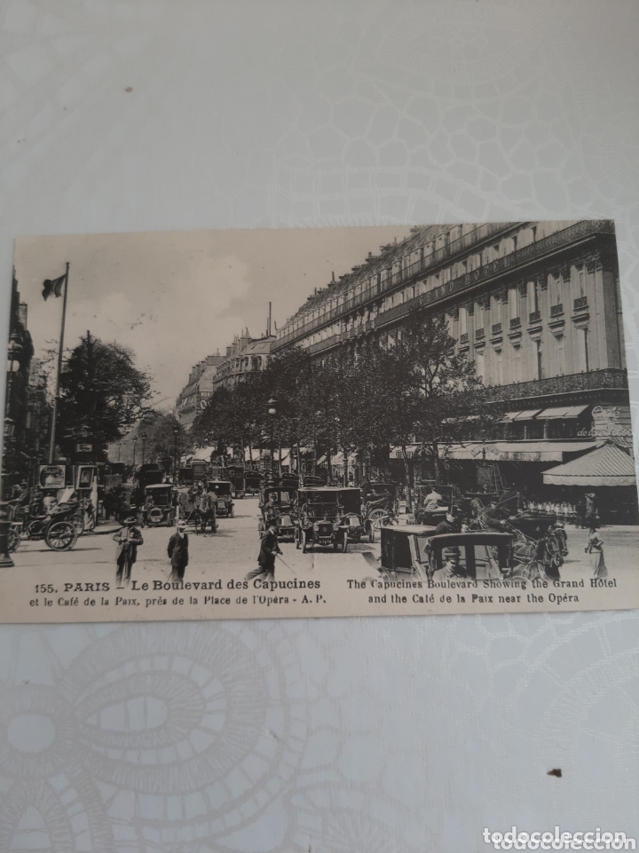 Postales: 1920 Coches autom&oacute;viles Paris