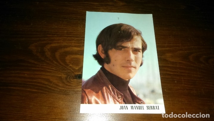 Postales: ANTIGUA POSTAL &laquo;JOAN MANUEL SERRAT&raquo; - Foto 1