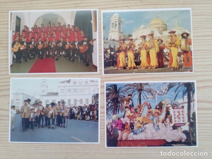Postales: Carnavales De Cadiz - 4 Postales Ineditas