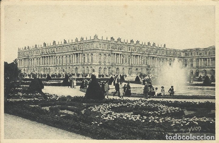 Postkarten: Postal Francia. Le Palais et les Parterrres du Midi. Yvon. 30. Principios siglo XX.