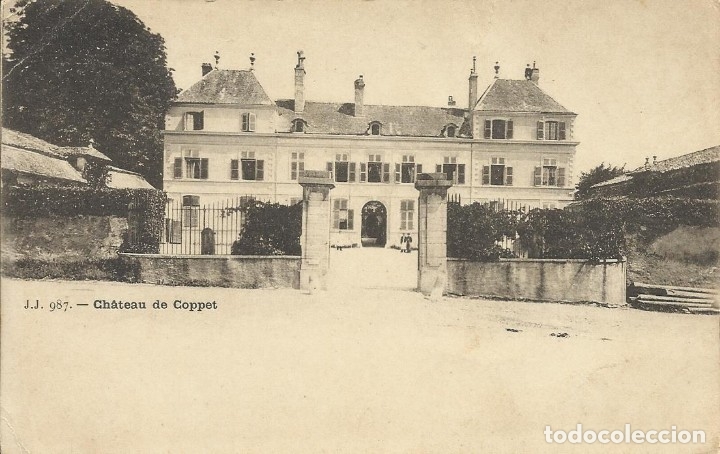 Postcards: Postal Francia. Chateau de Coppet. J.J. 987. Principios siglo XX.