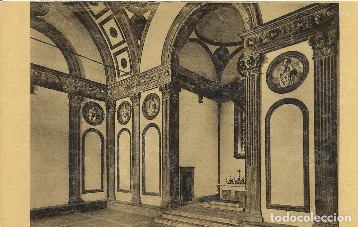 Cartoline: Postal Italia. Santa Croce. Florencia. Brunelleschi. Nathan. 4. Principios siglo XX. 9x14 cm.