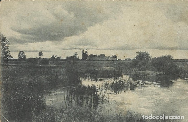 Cartoline: Postal Europa. Paisaje campestre. Principios siglo XX.